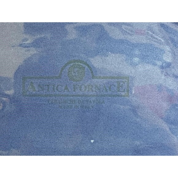 Large Blue Ceramic Antica Fornace Ceramiche da Tavola Serving Oval Platter  Used - Picture 4 of 11